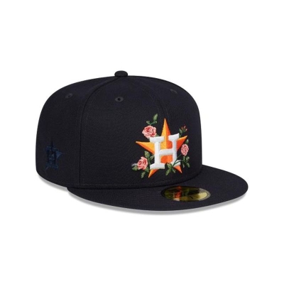 Houston Astros Gorra | New Era MLB Bloom 59fifty Fitted Cap Mexico - Azules